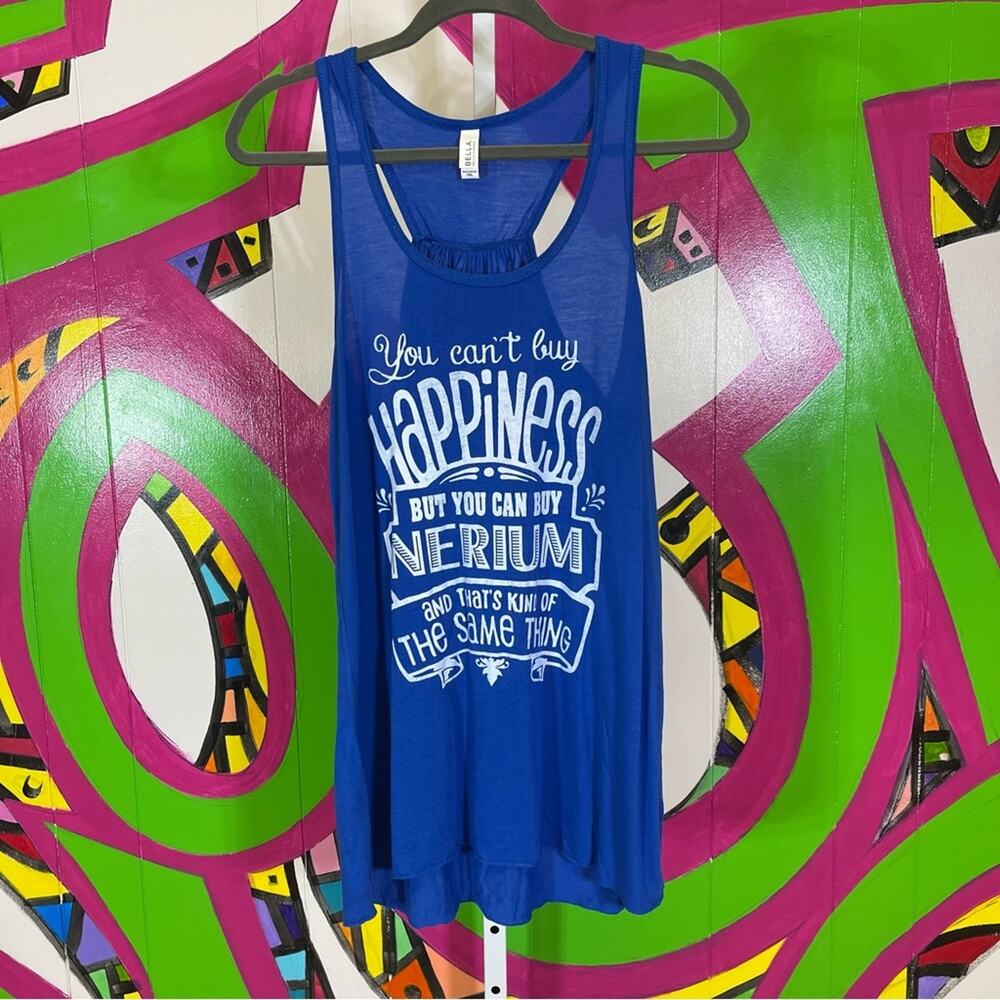 Bella Canvas, Nerium Graphic Racer Back Tank Top. Size 2XL. Pristine Condition!